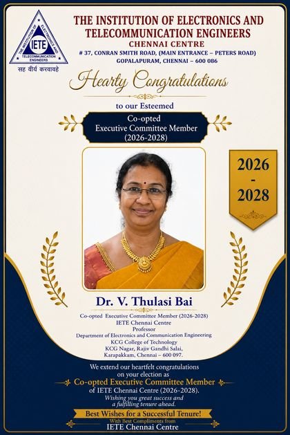 Dr. V. Thulasi Bai, Co-opted Member