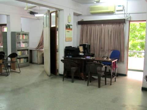 The reading room and office desk